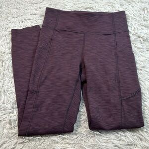 Lululemon Invigorate High-Rise Tight 25" Heathered Black Currant